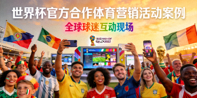 世界杯官方合作体育营销活动案例展示 - 球迷聚集场景